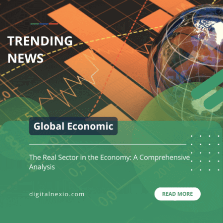 Graph depicting the growth trends in the Real Sector in the Economy